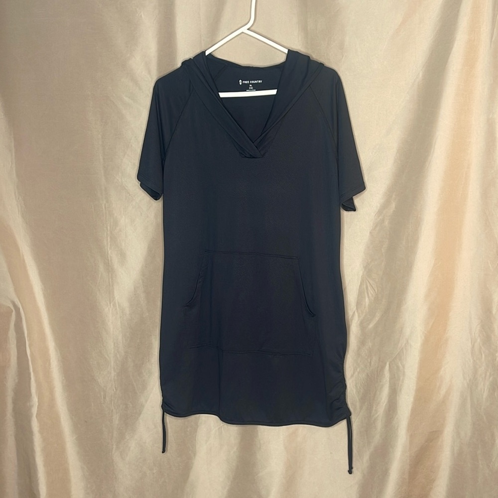 Free Country Women’s cover-up Black dress Size XL